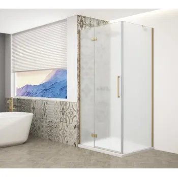 TRINITY GOLD MATT obdélníkový sprchový kout 1100x800mm, matné sklo, levé GT5680-11ML-G