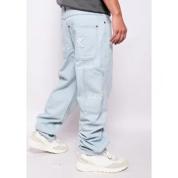 Pánské kalhoty Džíny Karl Kani - Retro Baggy Workwear Denim bleached blue velikost kalhot 36