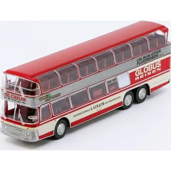 autíčko Neoplan NH 22 Dvoupatrový autobus Globus Reisen Starline Models 1:87 Neoplan NH 22 Dvoupatrový - model autobusu
