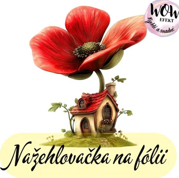 Nažehlovačky na fólii Nažehlovačka na fólii, Květinový domeček 10, 1 kus Zvolte VELIKOST motivu ZDE:: Menší