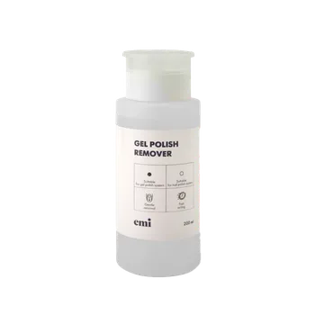 Lak na nehty emi Gel and Nail Polish Remover s dávkovačem 200 ml. - Odstraňovač laku a gellaku s dávkovačem
