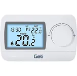 Termostat GETI GRT04 drátový programovatelný 7denní