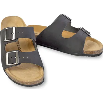 Pánské pantofle Wooline Pánské korkové pantofle, černé Velikost obuvi: 42