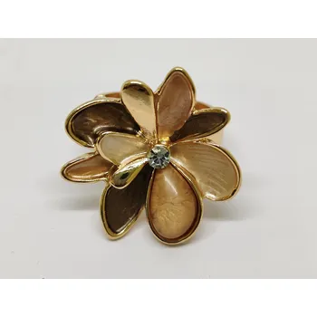 Prsten Prsten Květy Barva: Hnědá