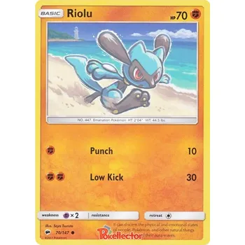 Karetní hra Riolu 070/147 - Burning Shadows Typ karty: Reverse Holo
