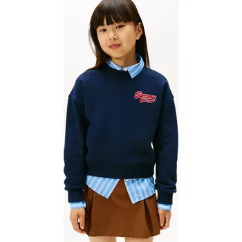 Chlapecká mikina Dětská mikina Tommy Hilfiger KG0KG08779.128.176.9BYA námořnická modř 59X, vel. 128