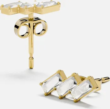 Náušnice NÁUŠNICE SPARKS, pozlacení 18k zlatem -