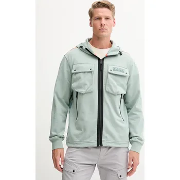 Dámská mikina Bavlněná mikina Napapijri B-Rivalto NP0A4ICGG1X1 zelená 97X, vel. L