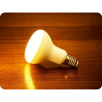 Žárovka E14 LED žárovka 4,8W, 470lm, R50 Teplá bílá