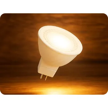 Žárovka LED žárovka GU5.3, 6W, 455lm, MR16, 110°, 12V Studená bílá