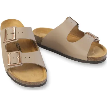 Dámské pantofle Wooline Dámské korkové pantofle, hnědé Velikost obuvi: 37