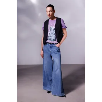 Dámské tričko Bavlněné tričko Medicine dámské, fialová barva RW25-TSD351 04X, vel. XS