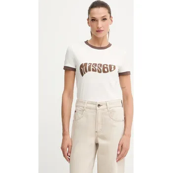 Pánské tričko Tričko Miss Sixty 6S3SJ51500 béžová 01X, vel. XL