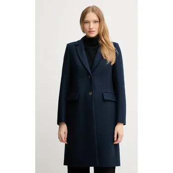 Dámský kabát Kabát s příměsí vlny Tommy Hilfiger WW0WW46547 námořnická modř 59X, vel. 36