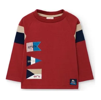 Chlapecké tričko Chlapecké triko Boboli NORTH SAILOR Barva: červená, Velikost BOBOLI: 4 roky (104)