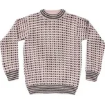 Devold Original Islender Crew Neck 150B CHALK PINK/ANTHRACITE růžová L