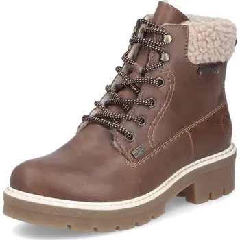 Dámské kozačky Dámská kotníková obuv RIEKER Y8118-22 hnědá W5 41