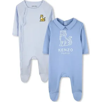 Kojenecký overall Dětský bavlněný overal Kenzo Kids 2-pack K61253 modrá 05X, vel. 71