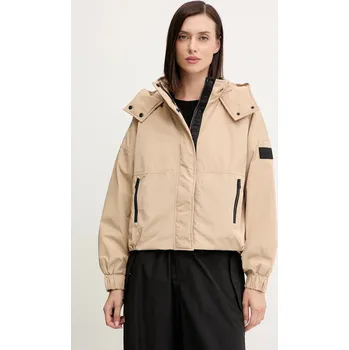 Pánská softshellová bunda Bunda Dkny béžová barva, přechodná, DP5J9595 80X, vel. S