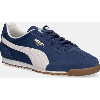 Pánské tenisky Kožené tenisky Puma Arizona Retro tmavomodrá barva, 402353 59X, EUR 46
