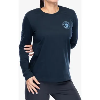 Dámské tričko Dámské tričko s dlouhým rukávem Fjallraven 1960 Logo T-shirt LS - dark navy