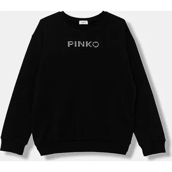 Chlapecká mikina Dětská bavlněná mikina Pinko KFFE011.C.FE014 černá 99X, vel. 158