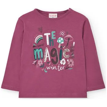 Chlapecké tričko Dívčí triko Boboli WONDERLAND Barva: růžová, Velikost BOBOLI: 2 roky (92)