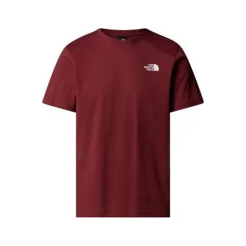 The North Face S/S REDBOX TEE Men DO3 SUMAC/ASPHALT GREY červená XS