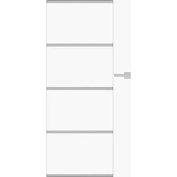 Stavebniny Naturel Interiérové dveře AURA pravé 90 cm bílá mat AURABM90P