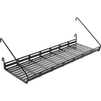 police Černá kovová komponenta - police 43x15 cm Mural – Metaltex ID_1641510