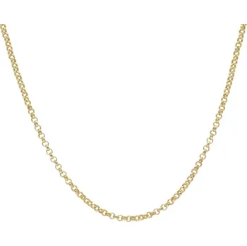 Řetízek Stříbrný zlacený řetízek Victoria Cruz A0003-54DG