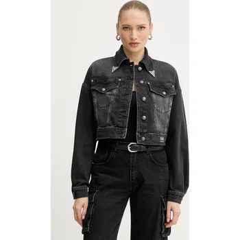 Dámská casual bunda Džínová bunda Versace Jeans Couture 79HAS403.CDWRC černá 99X, vel. 38
