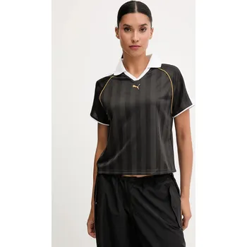 Pánské oblečení Polo tričko Puma 632157 černá 99X, vel. S