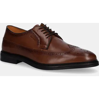 Pánské polobotky Kožené polobotky Gant Bidford pánské, hnědá barva, 31631145 88X, EUR 44