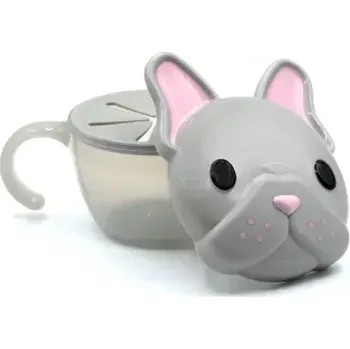 Svačinový box Melii Miska na svačinu s cestovním víčkem 210 ml - Buldoček