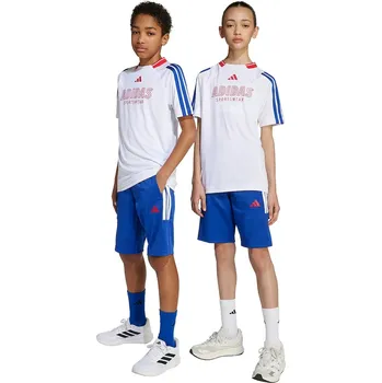 Chlapecké kraťasy Dětské kraťasy adidas modrá barva, s aplikací, nastavitelný pas, JW5095 57X, vel. 152