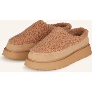 Dámské mokasíny Inuikii Dámské Slippery Na Platformě Curly Micro, koňaková, 38