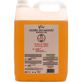Masážní přípravek Přírodní veganský masážní olej VCee 5000 ml kořenitý
