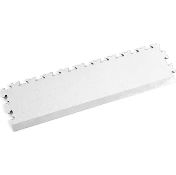 Venkovní dlažba PVC nájezd Mosolut Machine Industrial+, Hladká - Bílá