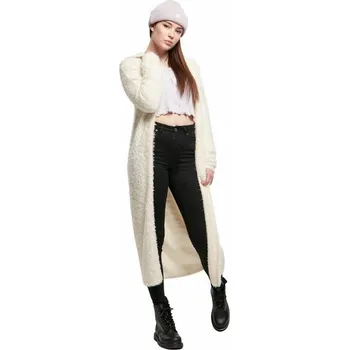 Dámský svetr Jemný peříčkový kardigan Urban Classics Barva: whitesand, Velikost: L