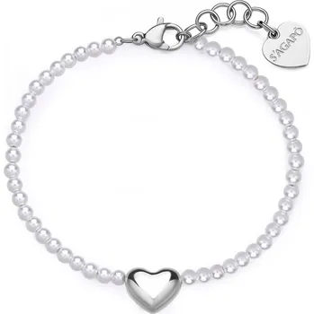 Náramek S'Agapõ Romantický náramek s perličkami Stellar SSE41 + 2 měsíce na vrácení zboží