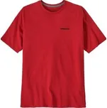 Patagonia P-6 Logo Responsibili Tee Men Amanita Red červená S