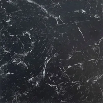 vinylová podlaha Vinylové samolepící čtverce Černý mramor DF0031 30,4x30,4cm