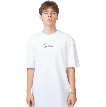 Pánské tričko Tričko Karl Kani Signature bílá - L