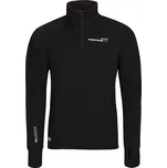 Pánská merino mikina PROGRESS Torez Zip černá Velikost: XXL