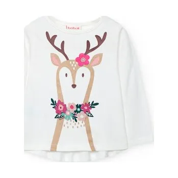 Chlapecké tričko Dívčí triko Boboli WONDERLAND Barva: Bílá, Velikost BOBOLI: 2 roky (92)