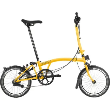 Skládací kolo Skládací kolo Brompton C Line 6Speed, Yellow/Yellow typ řídítek H