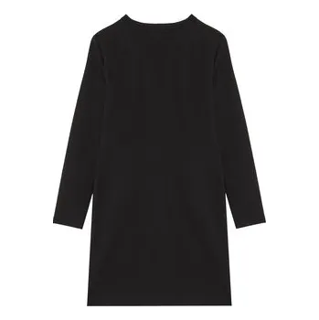 Oblečení a móda Calvin Klein Jeans Každodenní šaty IG0IG03042 Černá Slim Fit 12Y