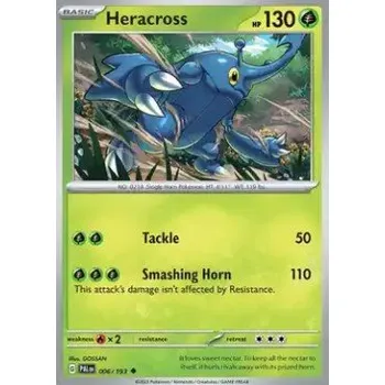 Sběratelská karetní hra Pokémon PAL 006/193 Heracross - Paldea Evolved Stav: Near Mint, Verze: REVERSE HOLO