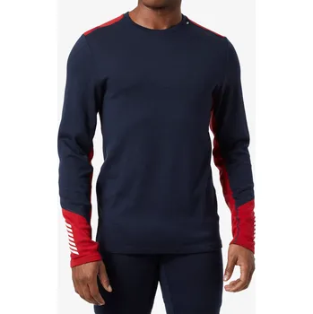 Funkční mikina Helly Hansen LIFA Merino Midweight Crew - navy/cobalt